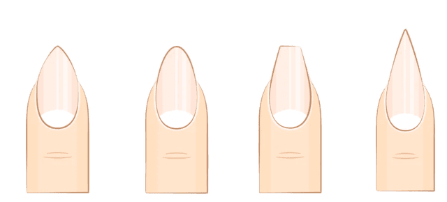 Paid nail shapes