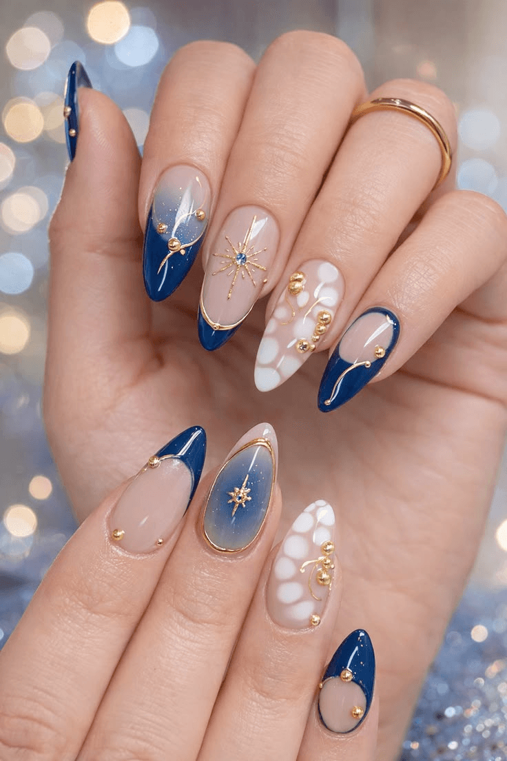 Soft pastel manicure